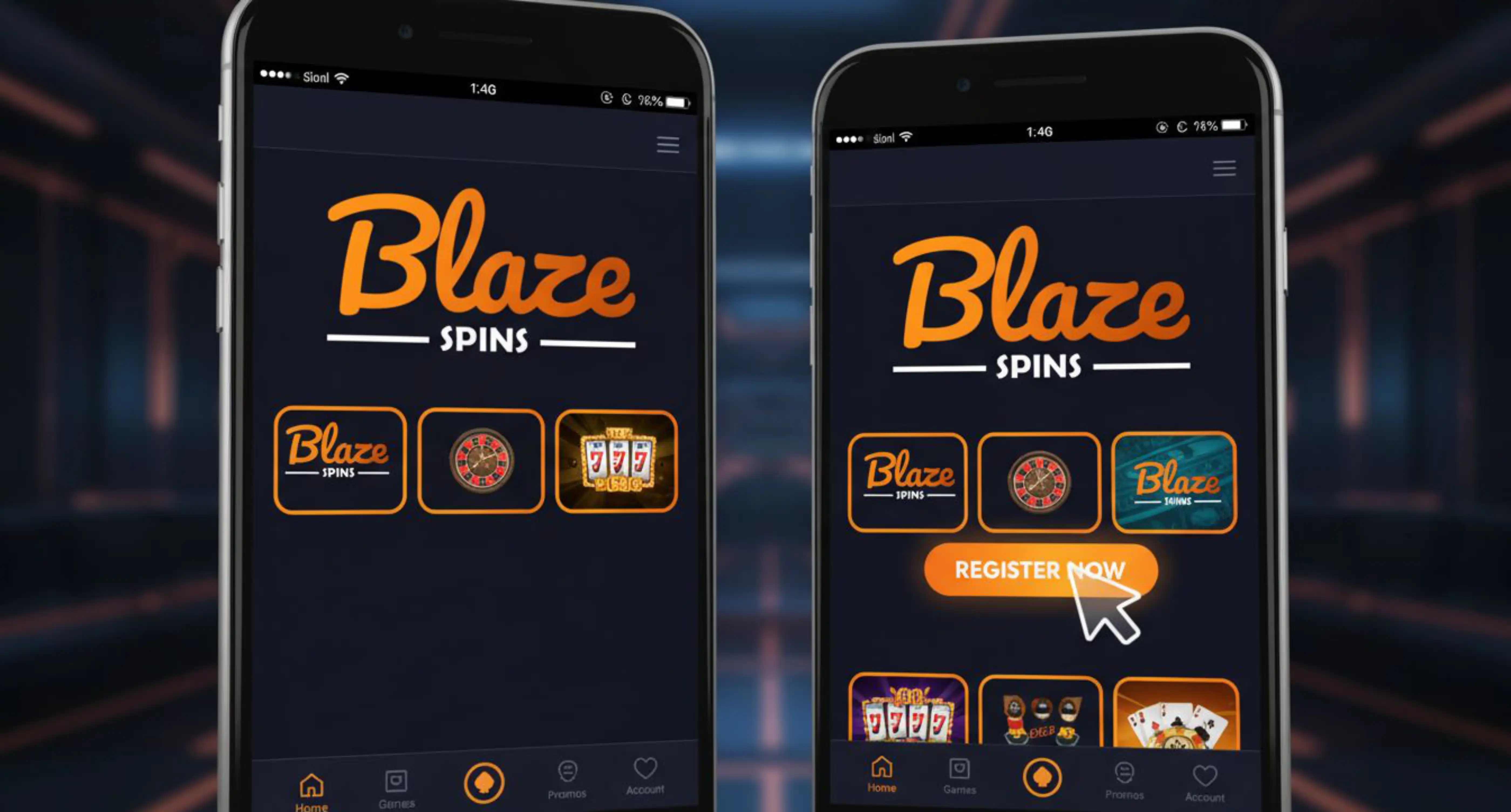 BlazeSpins Casino App-Screenshot